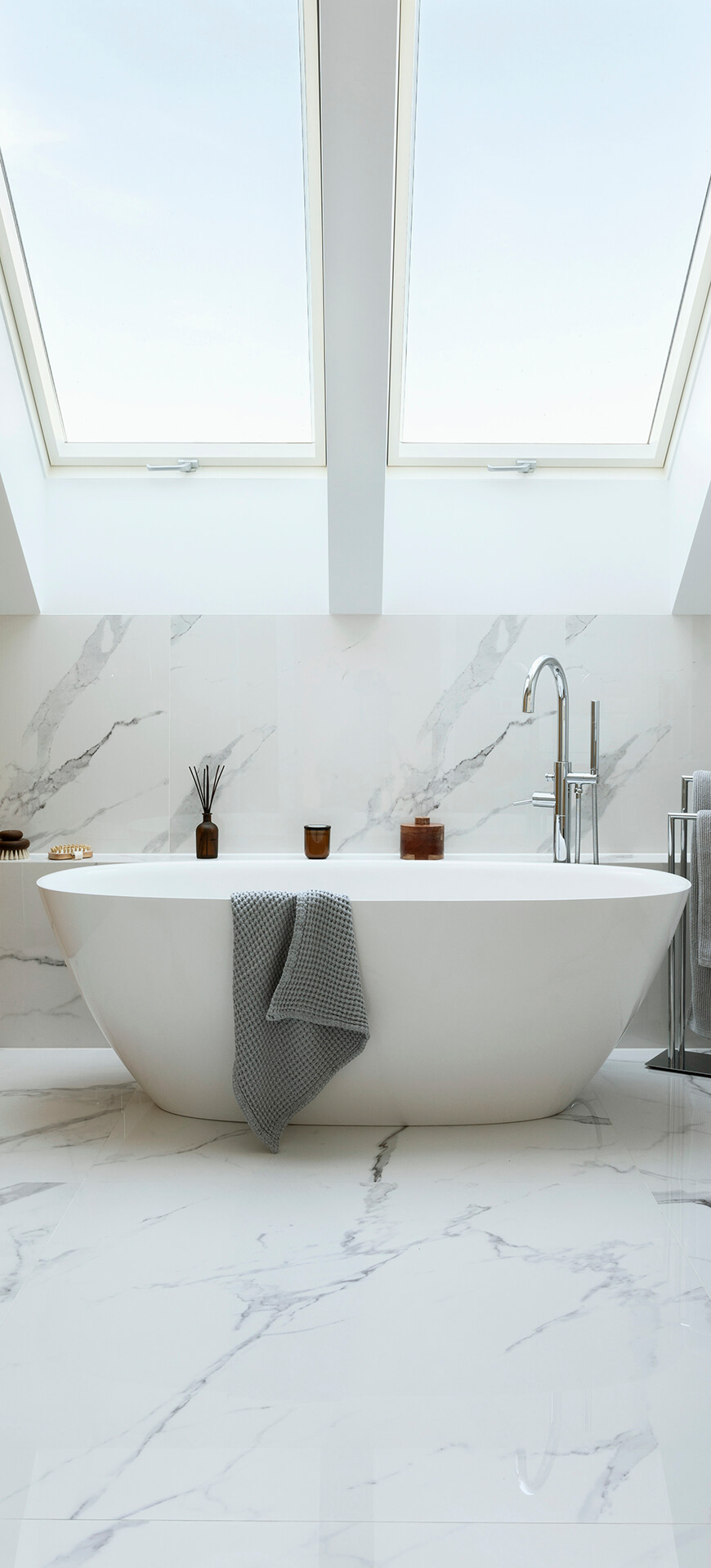 Marble bathroom